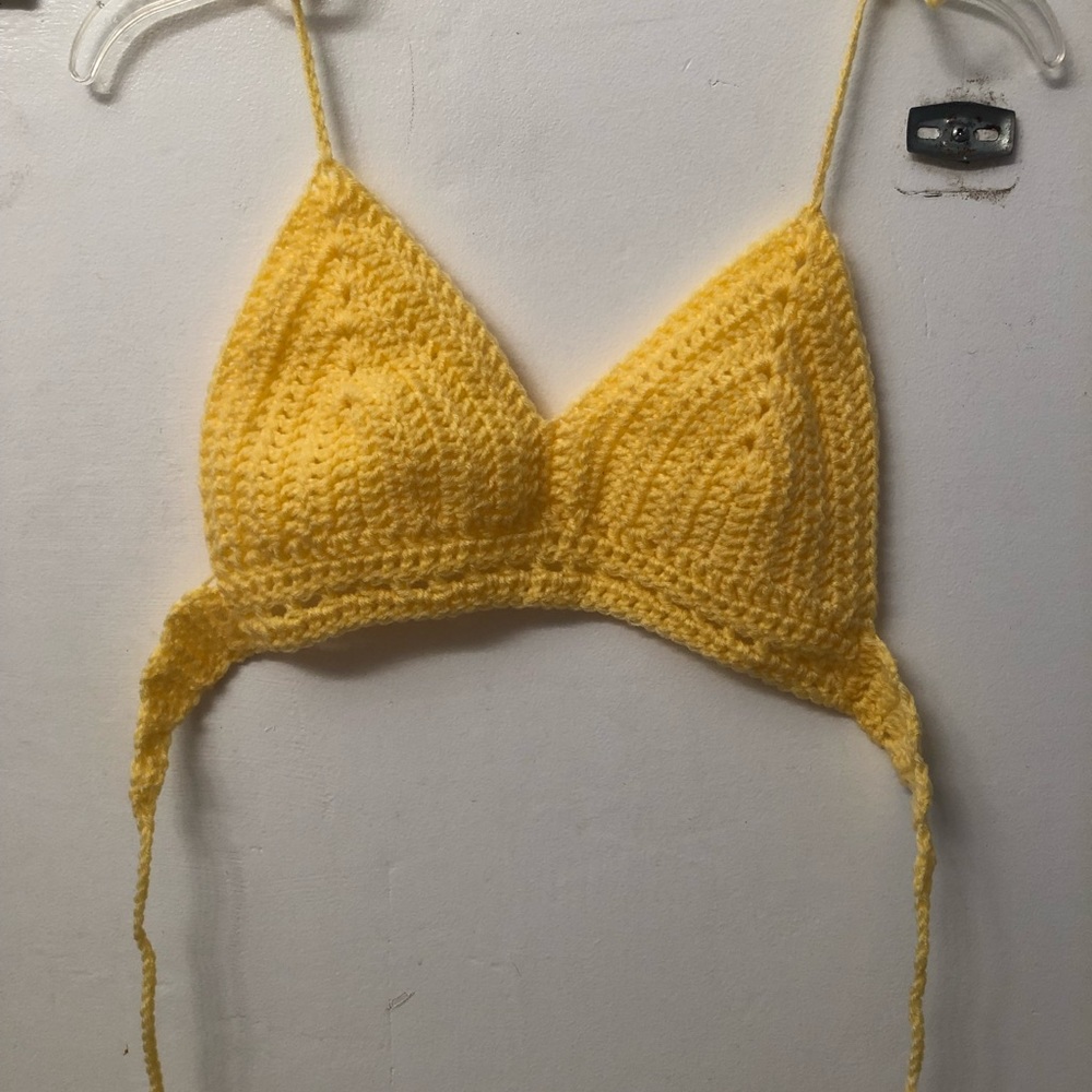 Handmade Crochet Bralette/Bikini Top